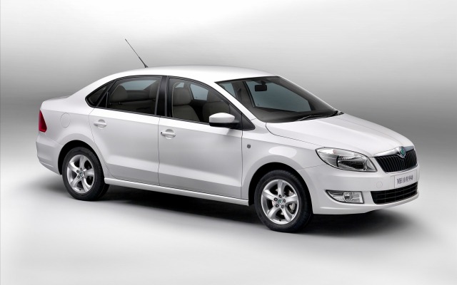 Skoda Rapid 2012. Desktop wallpaper