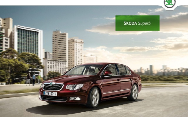 Skoda Superb 2011. Desktop wallpaper