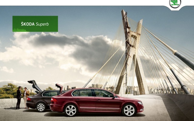 Skoda Superb 2011. Desktop wallpaper