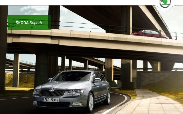 Skoda Superb 2011. Desktop wallpaper