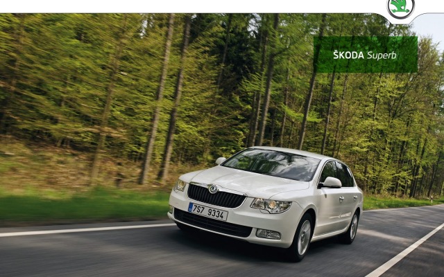 Skoda Superb 2011. Desktop wallpaper