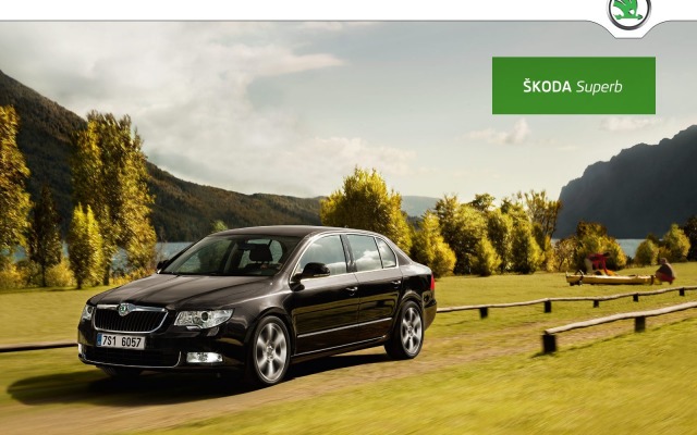 Skoda Superb 2011. Desktop wallpaper