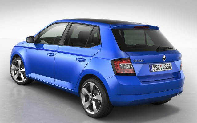 Skoda Fabia 2015. Desktop wallpaper