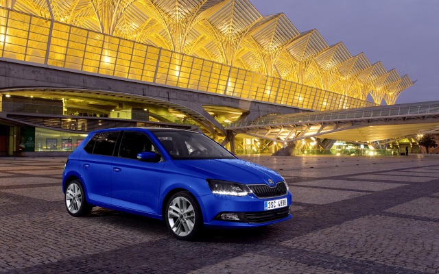 Skoda Fabia 2015. Desktop wallpaper