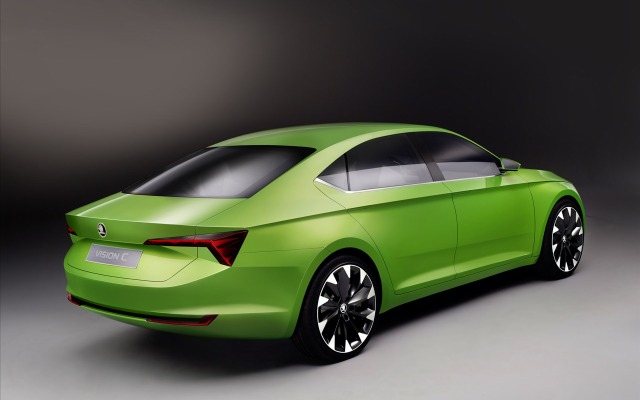 Skoda VisionC Concept 2014. Desktop wallpaper