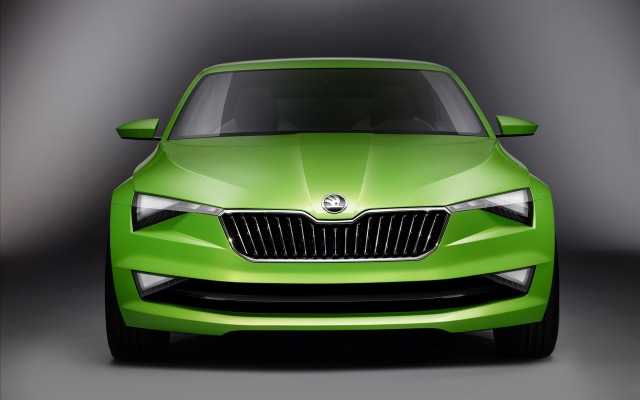 Skoda VisionC Concept 2014. Desktop wallpaper