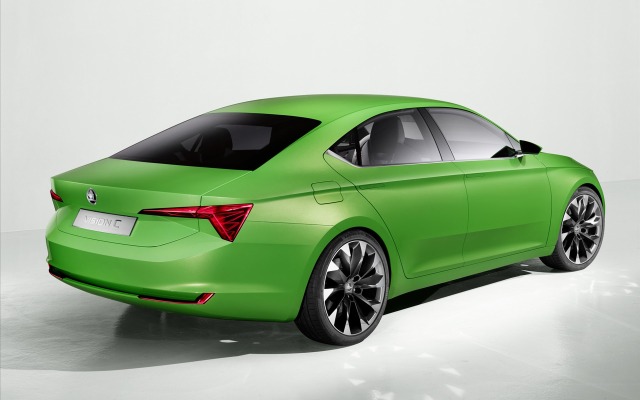 Skoda VisionC Concept 2014. Desktop wallpaper