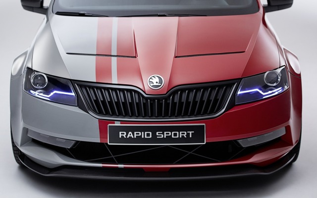 Skoda Rapid Sport Concept 2013. Desktop wallpaper