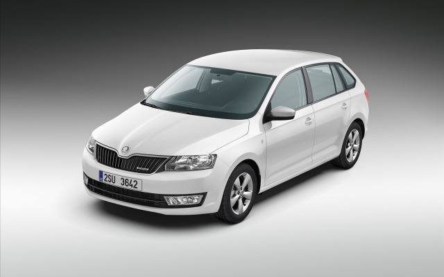 Skoda Rapid Spaceback 2014. Desktop wallpaper