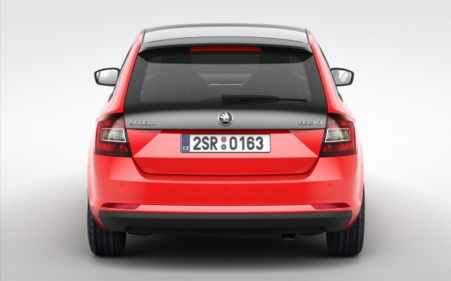 Skoda Rapid Spaceback 2014. Desktop wallpaper