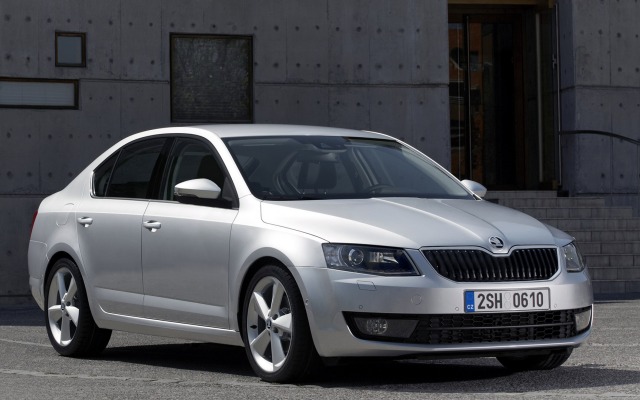 Skoda Octavia 2013. Desktop wallpaper