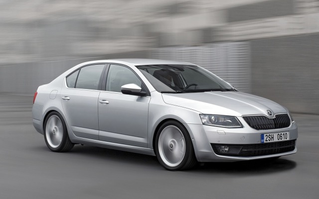 Skoda Octavia 2013. Desktop wallpaper