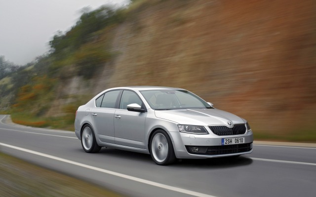 Skoda Octavia 2013. Desktop wallpaper