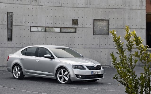 Skoda Octavia 2013. Desktop wallpaper