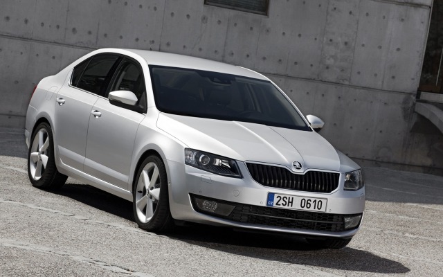 Skoda Octavia 2013. Desktop wallpaper