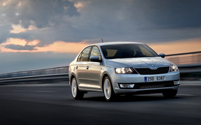 Skoda Rapid 2013. Desktop wallpaper