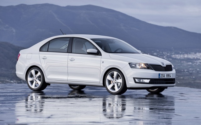 Skoda Rapid 2013. Desktop wallpaper