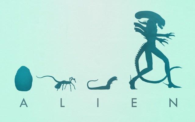 Alien. Desktop wallpaper