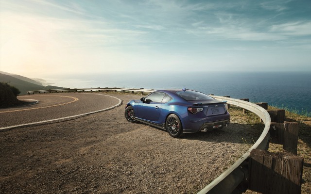 Subaru BRZ Series Blue 2015. Desktop wallpaper