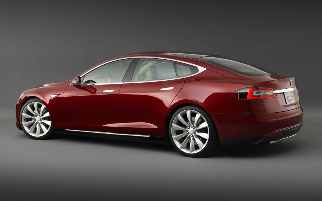 Tesla Model S 2013. Desktop wallpaper