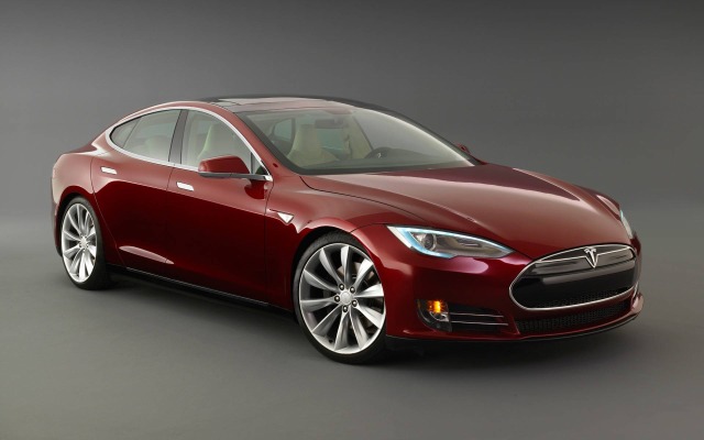 Tesla Model S 2013. Desktop wallpaper