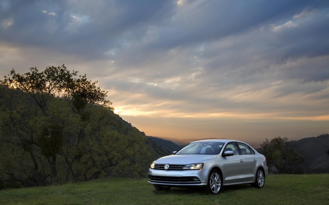 Volkswagen Jetta 2015. Desktop wallpaper