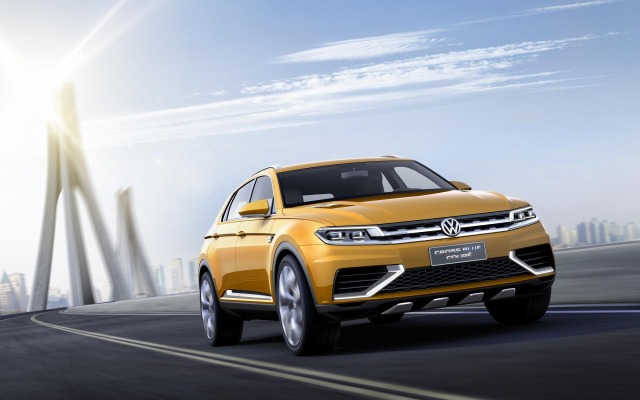 Volkswagen CrossBlue Coupe Concept 2013. Desktop wallpaper