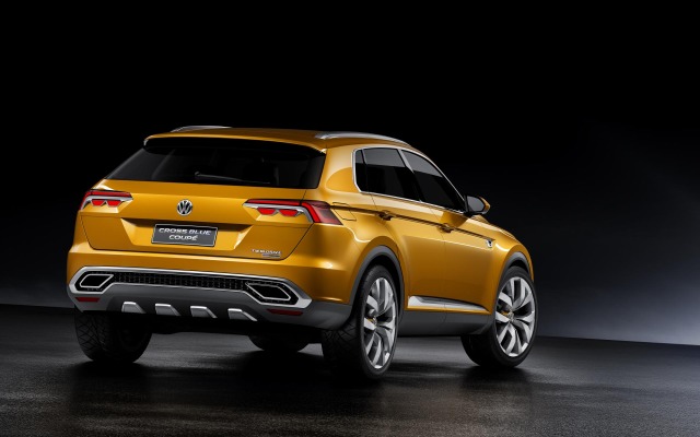 Volkswagen CrossBlue Coupe Concept 2013. Desktop wallpaper