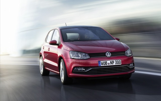 Volkswagen Polo 2014. Desktop wallpaper