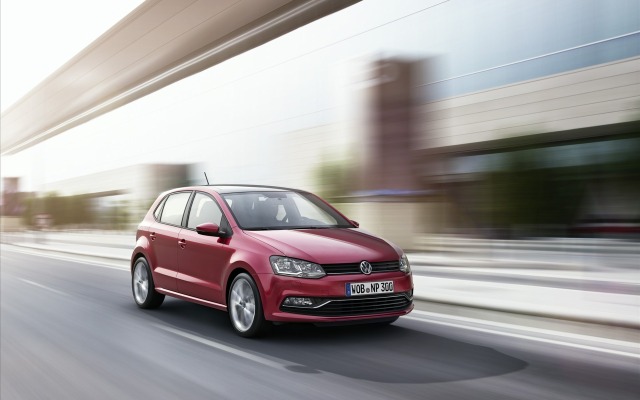 Volkswagen Polo 2014. Desktop wallpaper