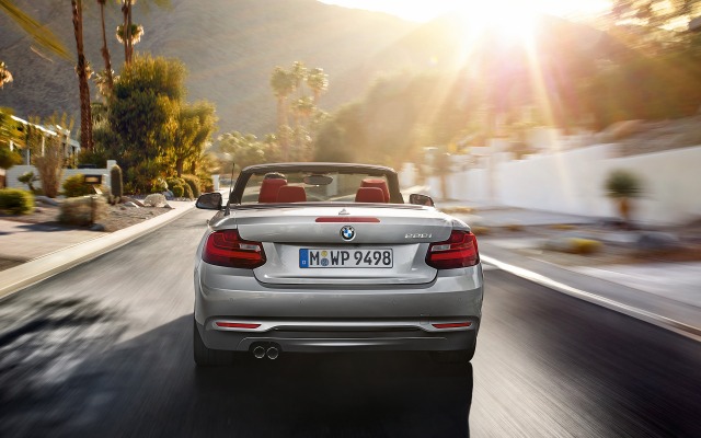 BMW 2 Series Convertible 2015. Desktop wallpaper