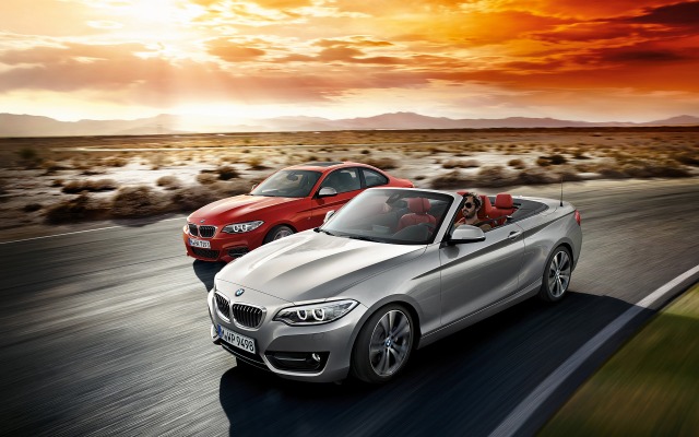 BMW 2 Series Convertible 2015. Desktop wallpaper