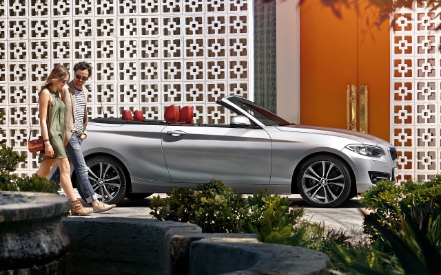 BMW 2 Series Convertible 2015. Desktop wallpaper