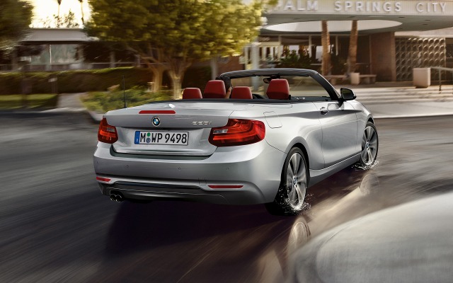 BMW 2 Series Convertible 2015. Desktop wallpaper