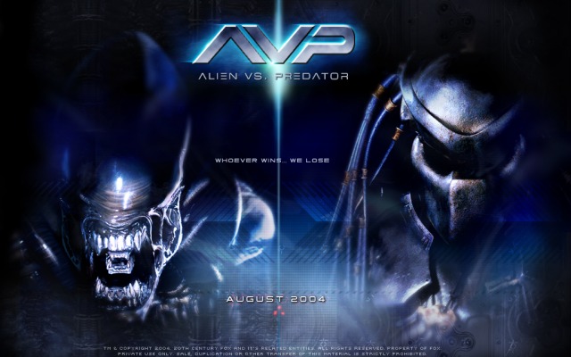 Alien vs. Predator. Desktop wallpaper