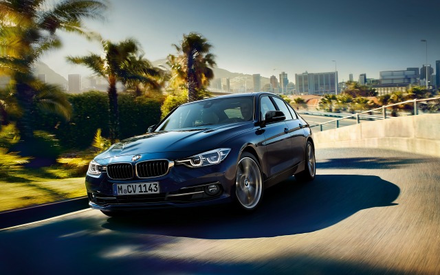 BMW 3 Series Sedan 2015. Desktop wallpaper