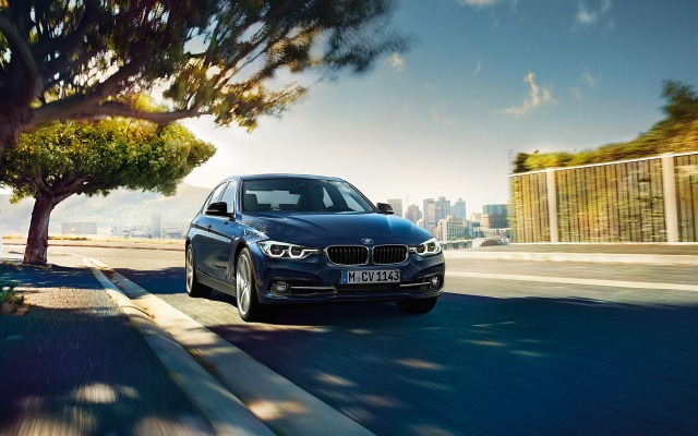 BMW 3 Series Sedan 2015. Desktop wallpaper