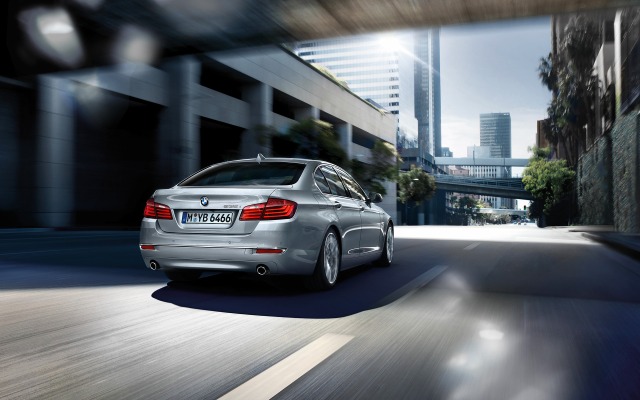 BMW 5 Series Sedan 2015. Desktop wallpaper