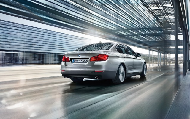 BMW 5 Series Sedan 2015. Desktop wallpaper