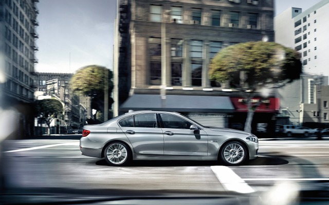 BMW 5 Series Sedan 2015. Desktop wallpaper