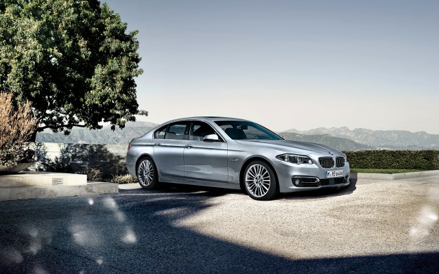 BMW 5 Series Sedan 2015. Desktop wallpaper