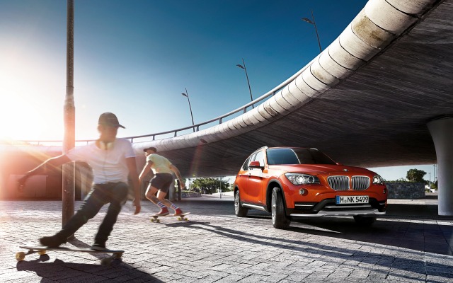 BMW X1 2015. Desktop wallpaper