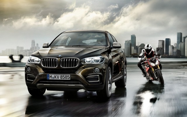 BMW X6 2015. Desktop wallpaper