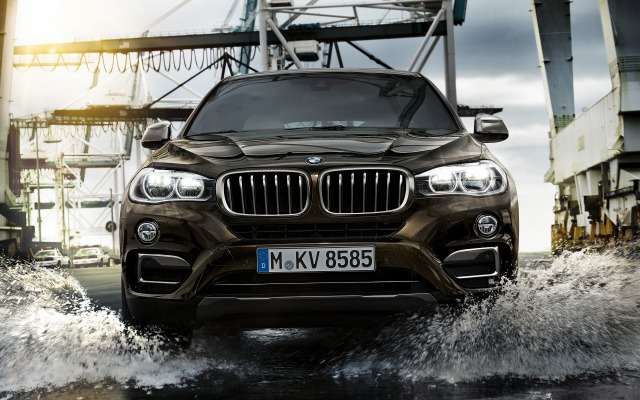 BMW X6 2015. Desktop wallpaper