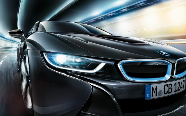 BMW i8 2015. Desktop wallpaper