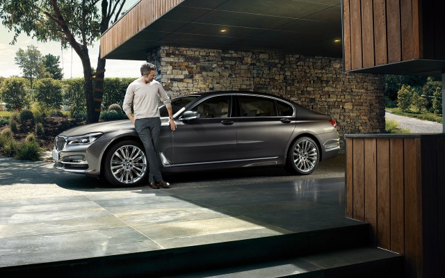 BMW 7 Series Sedan 2015. Desktop wallpaper