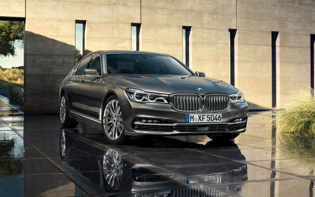 BMW 7 Series Sedan 2015. Desktop wallpaper