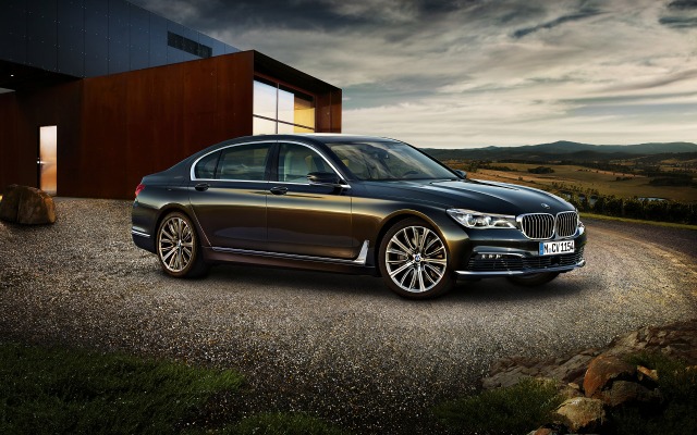 BMW 7 Series Sedan 2015. Desktop wallpaper