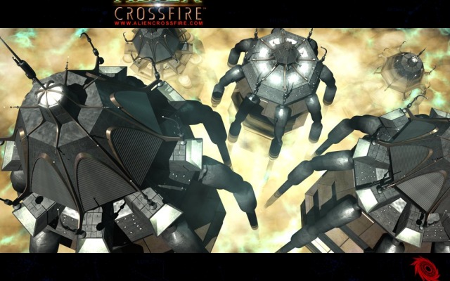 Alien Crossfire. Desktop wallpaper