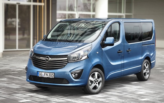 Opel Vivaro 2015. Desktop wallpaper